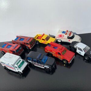 #3346 8 EA HOT WHEELS MIX SET VINTAGE 8ea MIX SET RESCUE HOT WHEELS